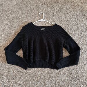 Wild Fable Black V-Neck Sweater